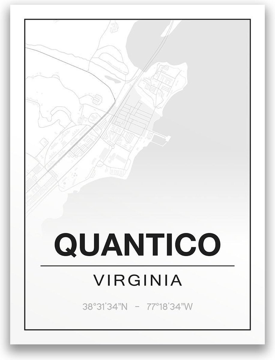 Poster/plattegrond QUANTICO - A4