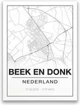 Poster/plattegrond BEEK-DONK - A4
