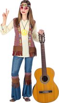 WIDMANN - Love and Peace hippie outfit voor meisjes - 128 (5-7 jaar)
