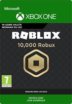 Bol Com Roblox 10 000 Robux Ingame Tegoed Xbox One Download - roblox gift card bol.com