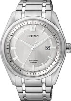 Citizen Super Titanium - Horloge - Titanium - 42 mm - Zilverkleurig - Solar uurwerk