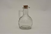 Kruiken En Flessen - Karaf Glas Henk Met Kurk Helder D8 H12cm