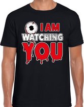 Halloween I am watching you verkleed t-shirt zwart voor heren S