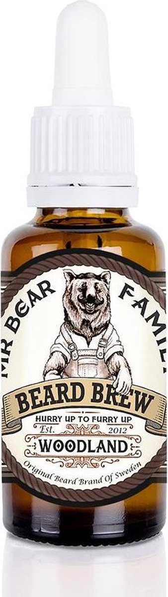 Mr Bear Family baardolie Beard Brew Woodland 30ml