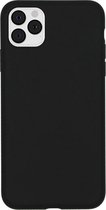 Accezz Liquid Silicone Backcover iPhone 11 Pro Max hoesje - Zwart