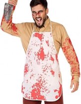 Halloween Horror/slachter schort met bloed voor volwassenen