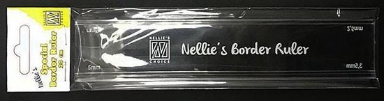 Foto: Nellie s choice special border ruler 20cm boru001