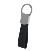 Nektar sleutelhanger - Zwart leer - 3.5 cm
