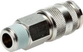 Vernikkeld Messing DN 5.5 (Orion) Luchtkoppeling Snelkoppeling R 1/4 inch Buitendraad - CLS5ARO-M-BN-BL-014