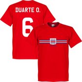 Costa Rica Duarte O. Team T-Shirt - Rood - 3XL