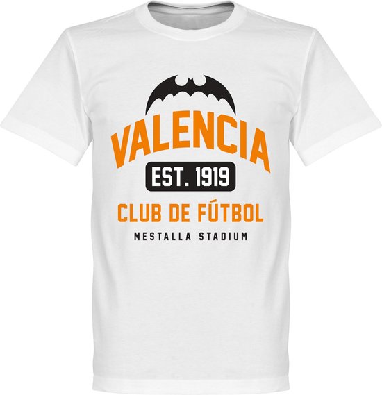 Valencia Established T-Shirt - Wit - L