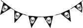 Halloween - Horror schedel/doodshoofd vlaggenlijn/slinger 360 cm Halloween decoratie - Horror themafeest versiering