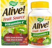 Alive! Vitamine C 100% Whole Food Complex (120 Vcaps) - Nature's Way