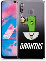 Geschikt voor Samsung Galaxy M30 Telefoonhoesje met Naam Braktus
