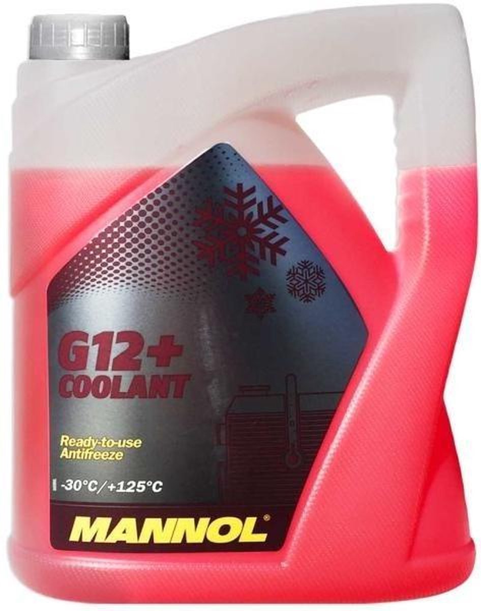 Mannol G12+ Coolant Ready to us Antifreeze Koelvloeistof 5liter