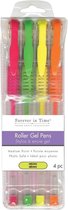 MultiCraft Roller Gelpennen - Neon - Mediumpoint - Set van 4 stuks