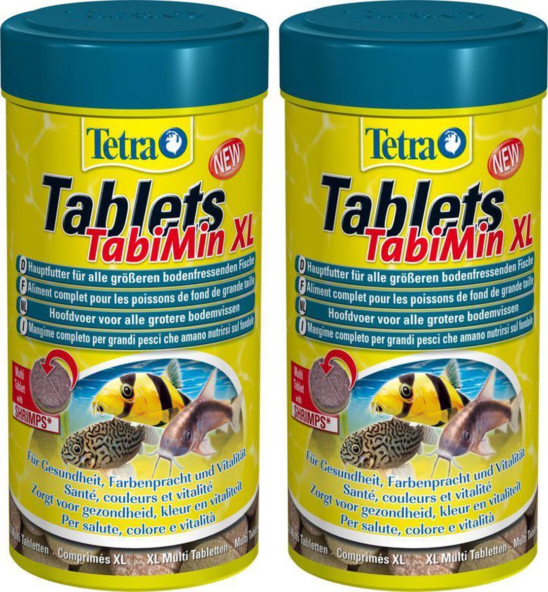 Tetra Visvoer Tablets Tabimin - Xl - 133 Tabletten 2 verpakkingen