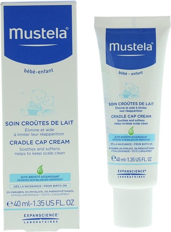 Mustela Bébé Soin Croûtes de Lait - Cradle Cap Cream.