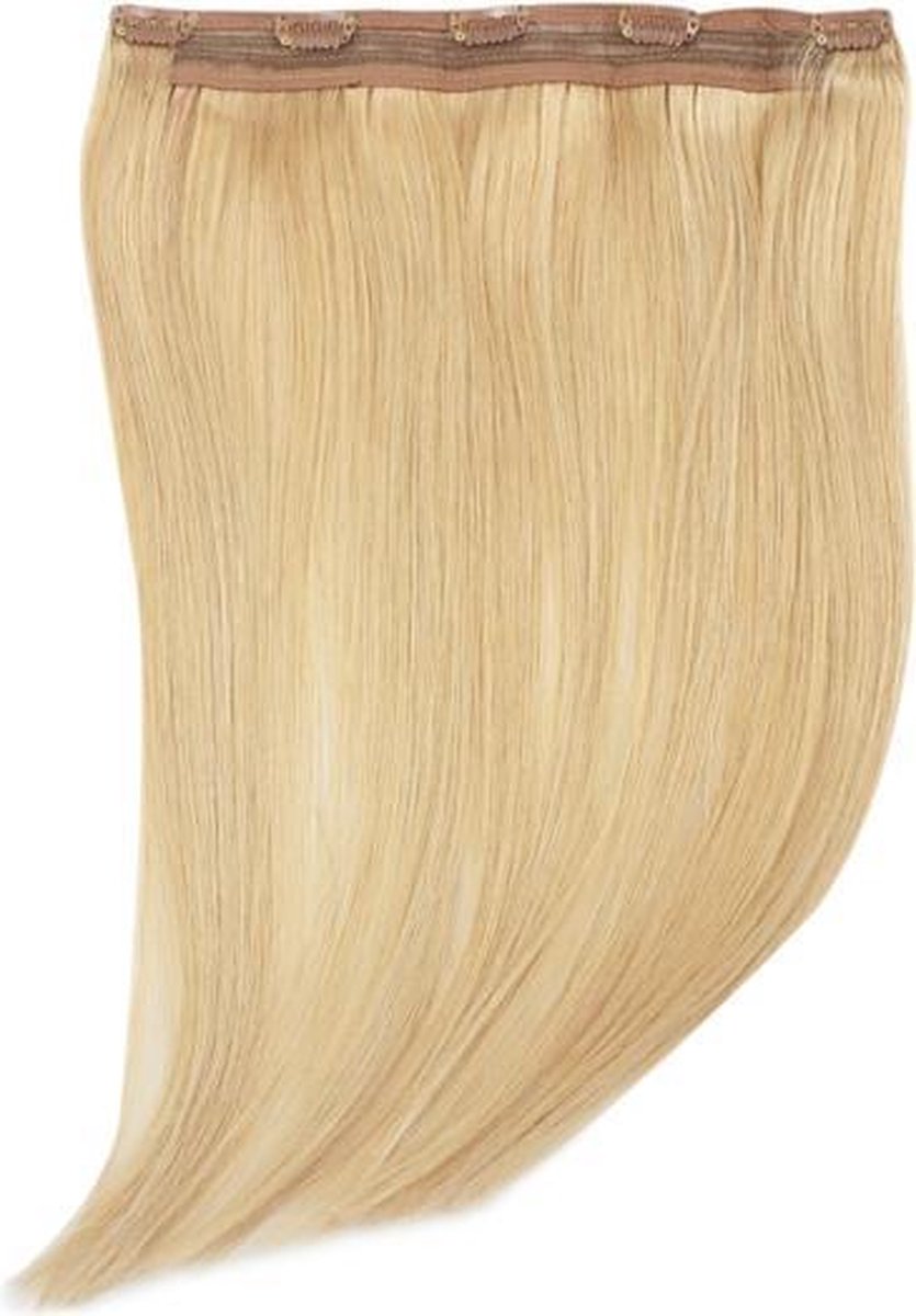 Remy Human Hair extensions Quad Weft straight 18 - blond 16#