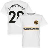 Wolverhampton J. Moutinho 28 Team T-Shirt - Wit - XXL
