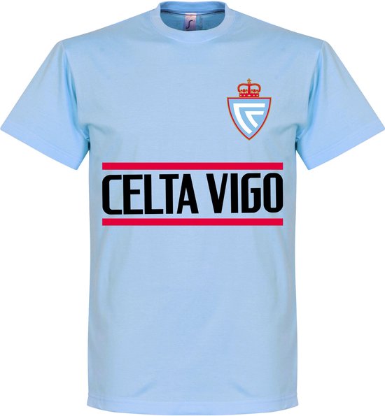 Celta de Vigo Team T-Shirt - Lichtblauw - M