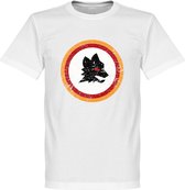 AS Roma Vintage Logo T-Shirt - Kinderen - 128