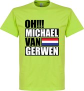 Oh Michael van Gerwen T-Shirt - Appel Groen - L