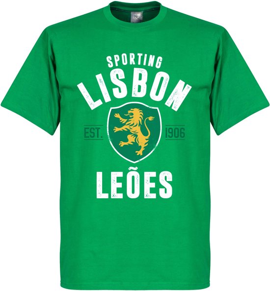 Sporting Lissabon Established T-Shirt - Groen - M | bol.com