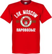 Lokomotiv Moskou Established T-Shirt - Rood - L