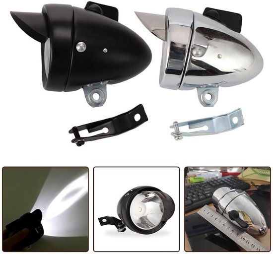 VHV - Fiets voorlicht - LED fietslamp - oplaadbare koplamp - voor stadsfiets, racefiets en mountainbike — afbeelding 5