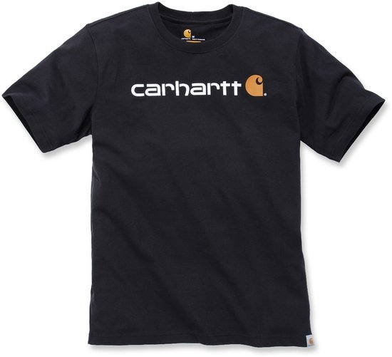 Carhartt Core Logo T-shirt SS Noir Hommes
