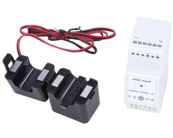 Slimme Stekkermeter - Energie Monitor - Energieverbruik Meten - APP-bediening - 750A Tang - Wit