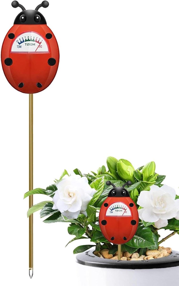 Bodemtester Gazon - Plantenmeter Vochtigheid - Planten Verzorgen - Geen Batterijen Nodig - 331 cm - Zilver