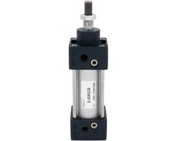Luchtcilinders - Pneumatische cilinders - Industriële automatisering - Dubbelwerkend - 40mm boring - Zilver