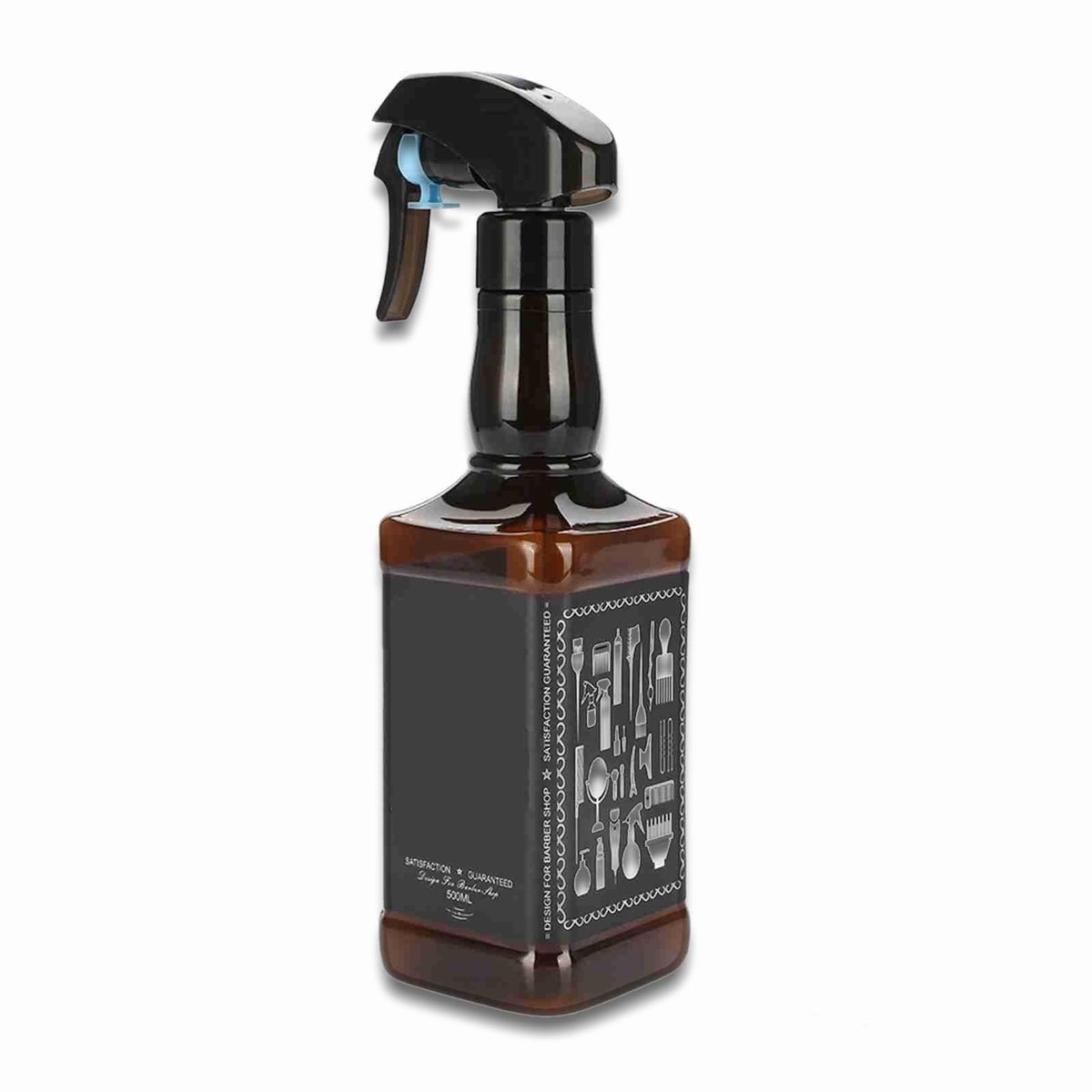 SolidChoice - Hairdressing Spray Bottle - Plastic Sprayfles - Uniek ontwerp - Bruin - Haarstyling - Perfect voor kappers en thuisgebruik