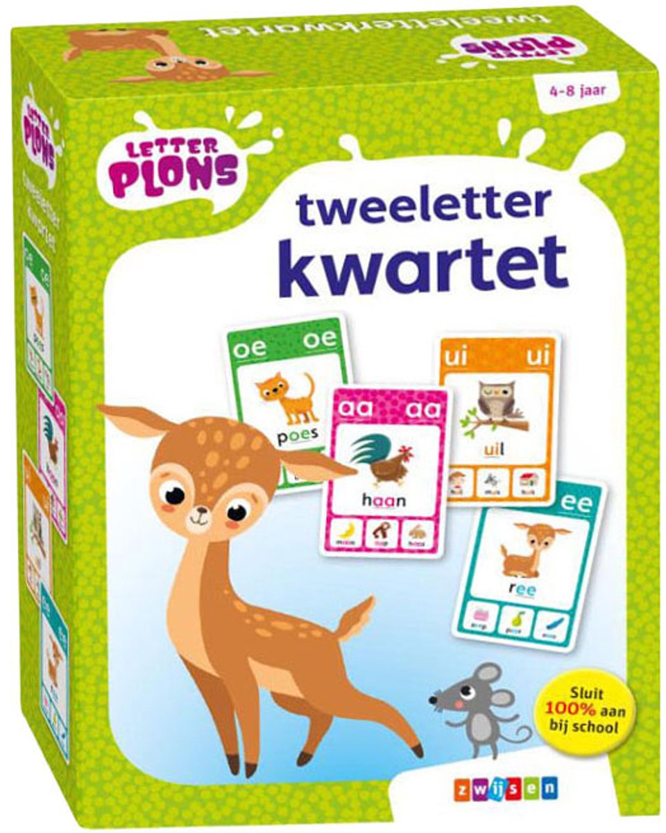 Letterplons - tweeletterkwartet 4-8 jaar — afbeelding 7
