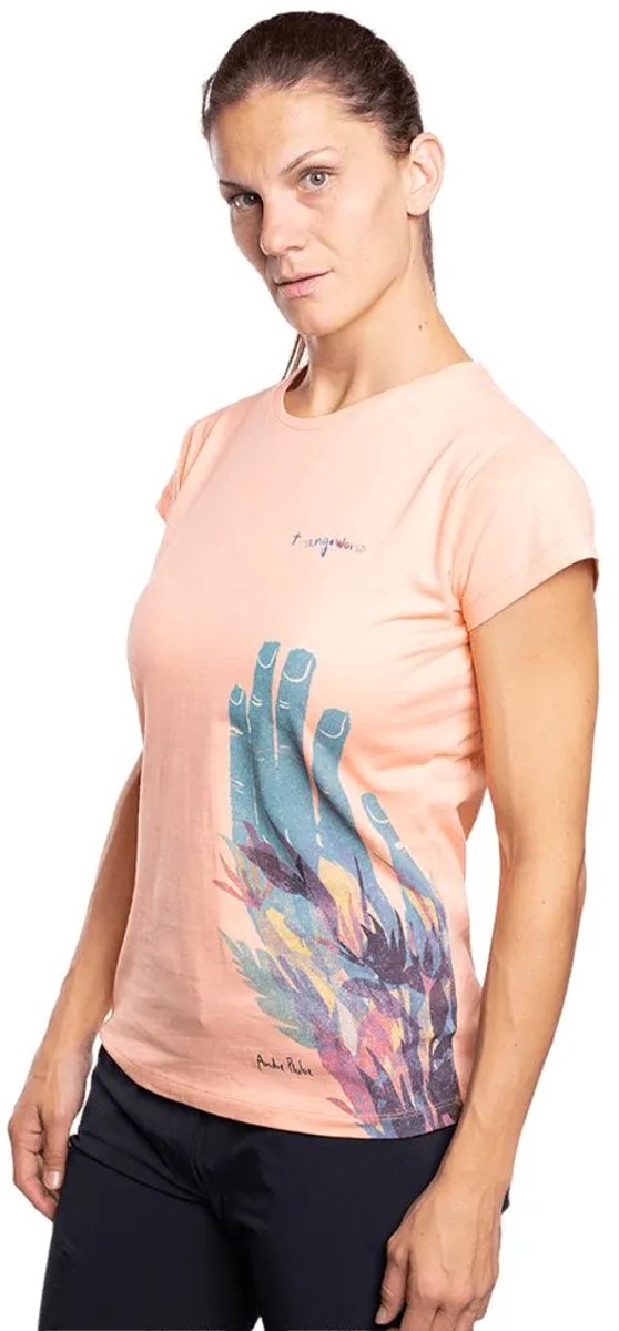 Trangoworld Agua T-shirt Met Korte Mouwen Vrouw Peach Nectar