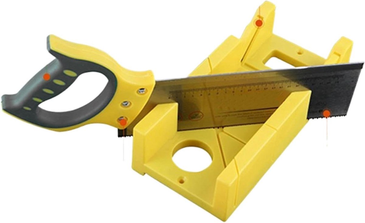 Verstekzaag Gereedschap - Hoekzaag Houtsnijder - Nauwkeurig Zagen - Flexibel Hoeksnijden - 45 x 30 x 10 cm - Grijs