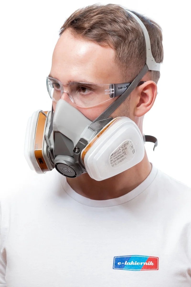 3M Halfgelaatsmasker 6200 M met filters 6051 & 5911