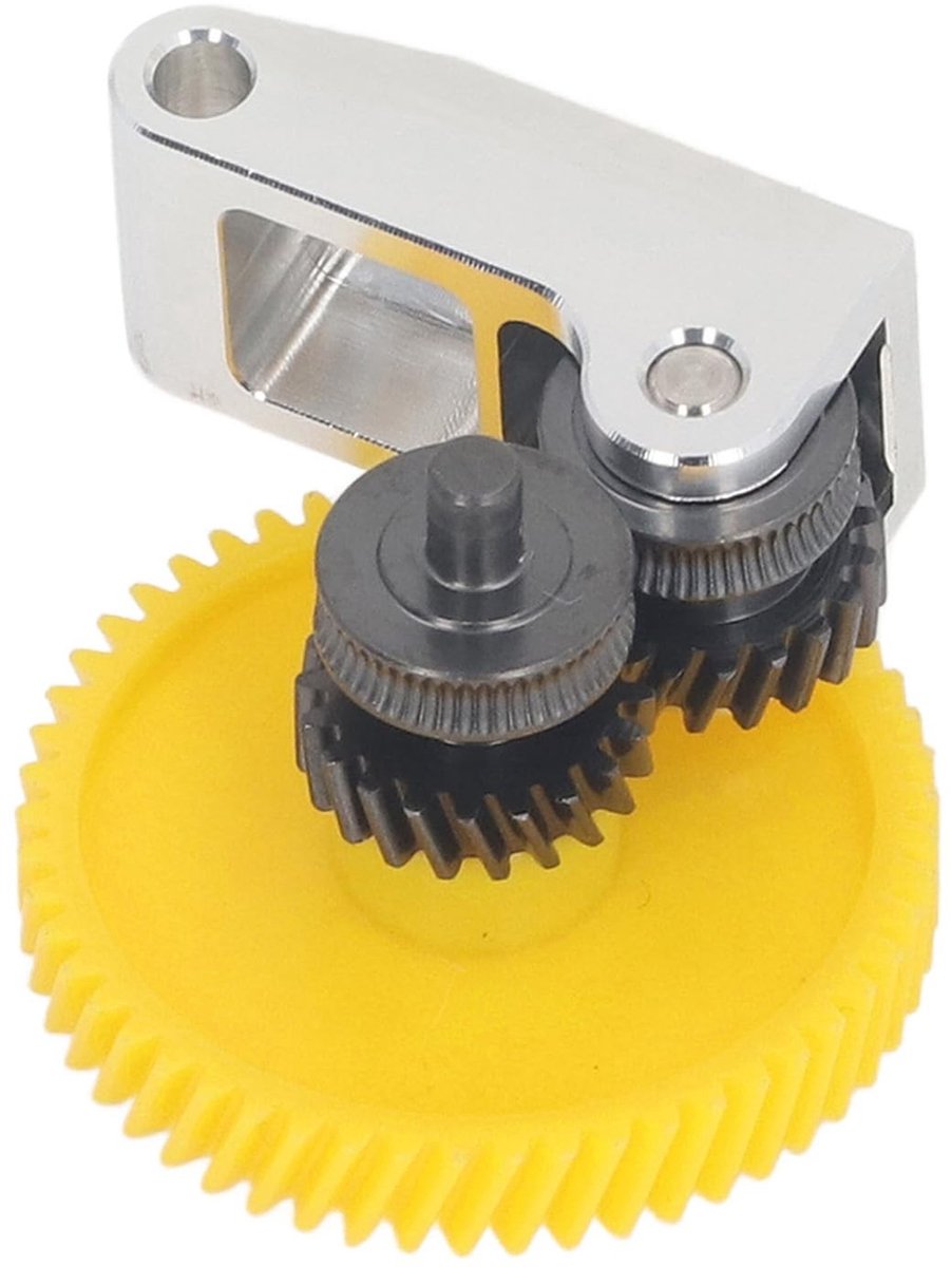 JHUBERS- Extruder Robuuste Constructie - Tandwielset - Aluminium Handgreep - 3D-printeraccessoires - Gehard Staal - Verbeterde Printmogelijkheden - 3D-printeronderdeel