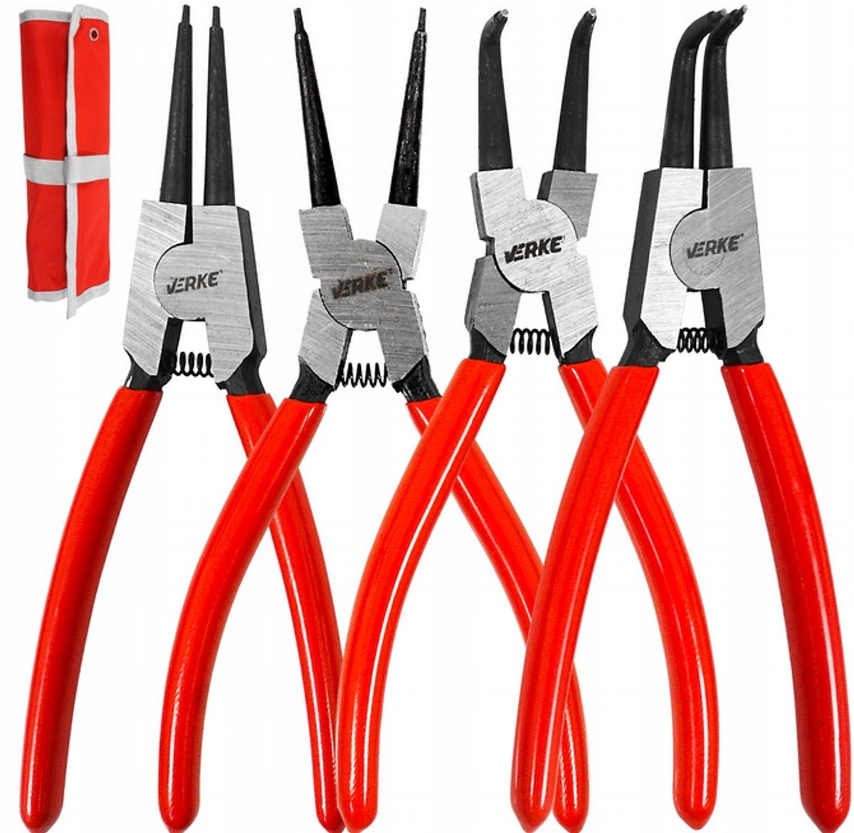 Verke Segerring Tongen Set 180mm 4 Delig