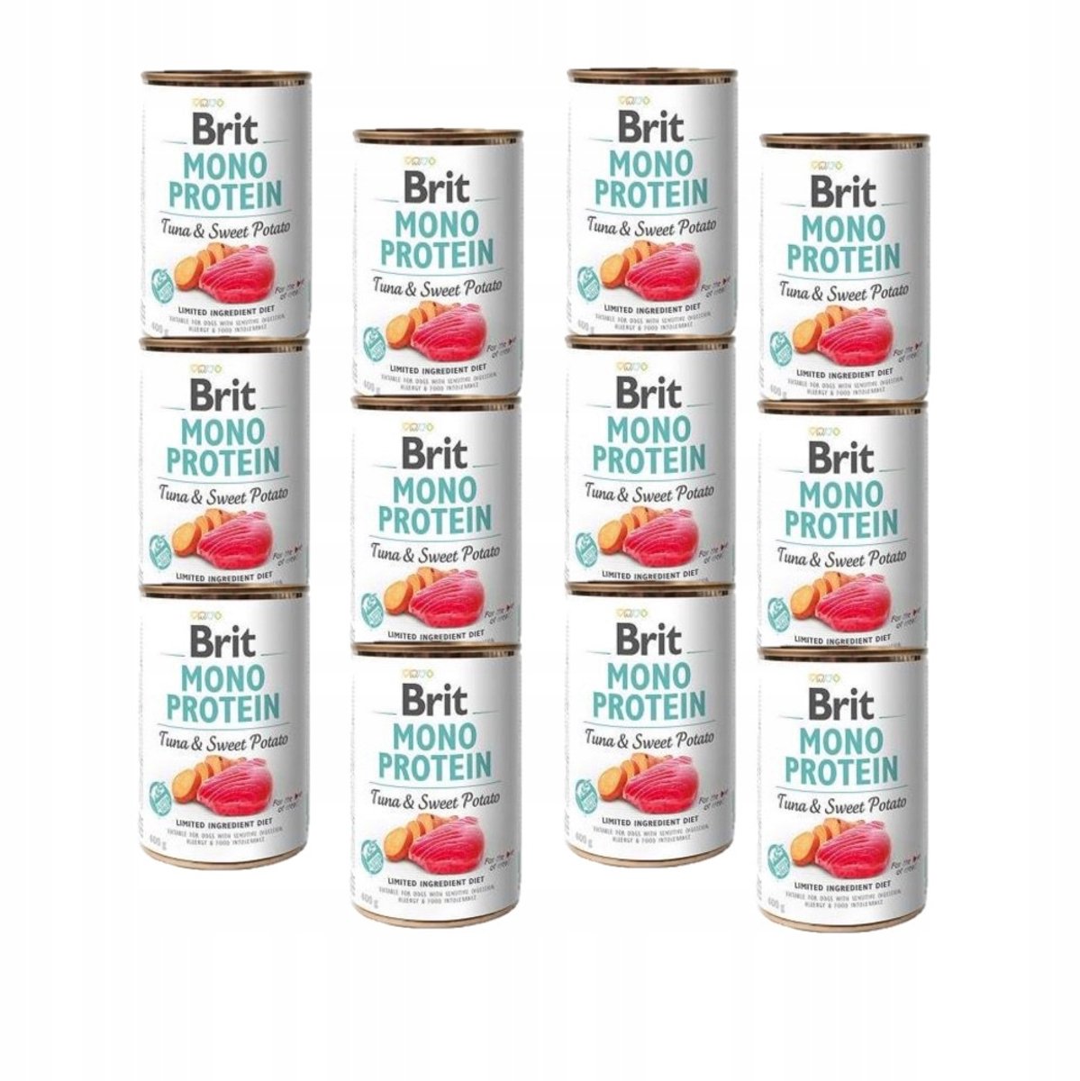 Brit Brit Mono Protein Serie - Honden Natvoer - Tonijn - Zoete Aardappel - 12x400g
