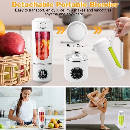 Blender To Go - Smoothie Maker - Draagbare Blender - blenderaccessoires van Merkloos — afbeelding 3