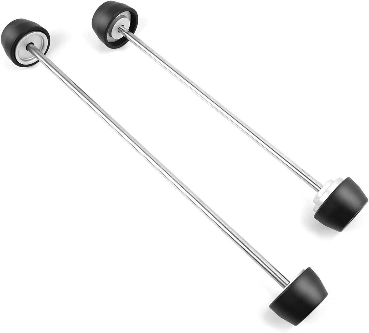 Motorfiets As Sliders - Valbescherming Motor - Bescherming Motoronderdelen - Extra Bescherming Vork - 600 g - Zwart