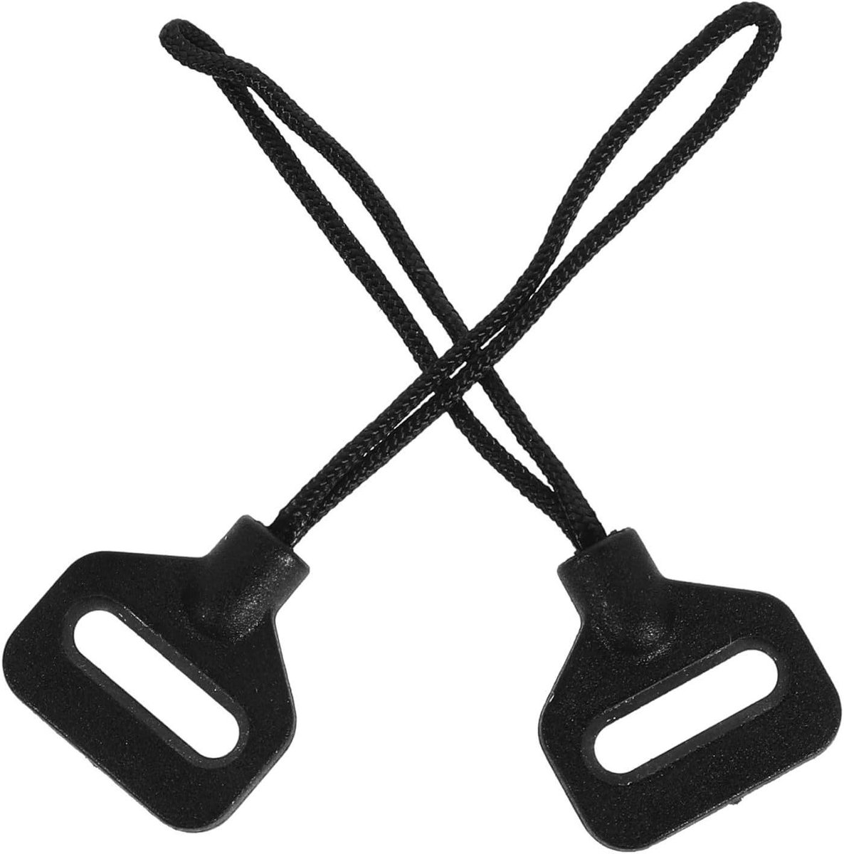 Camera Riem Adapter - Polsband Connector - Veilig Dragen - Lichtgewicht Stevig - 2 Stuks - Zwart