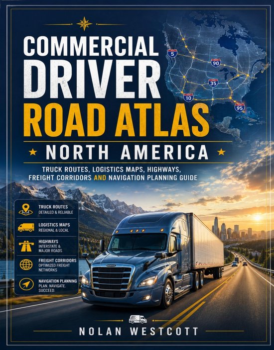 Commercial Driver Road Atlas North America - cover