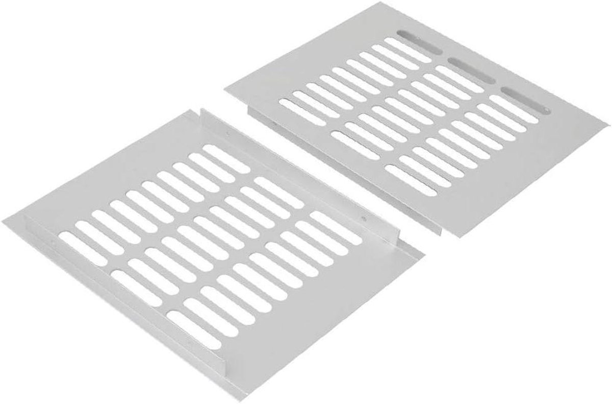 Ventilatierooster - Lamelrooster - Ruimte Ventileren - Anticorrosief Aluminium - 200 x 150 mm - Zilverkleur