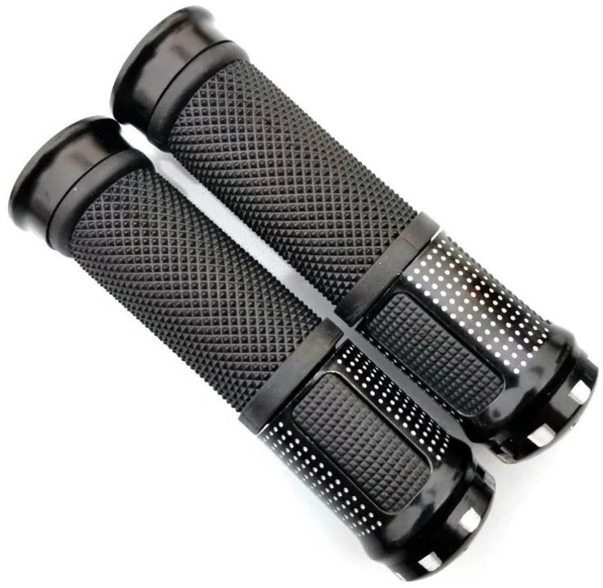 Fietshandvatten - Stuurhoezen - Comfortabel Fietsen - Antislip Grip - 22 mm - Zwart