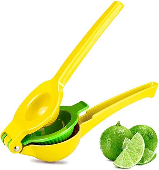 Okado Citruspers Handmatig - Citroenpers & Limoenpers 2-in-1 - Metalen Fruitpers voor Citrus - Snel Persen Zonder Knoeien - Makkelijk Schoon te Maken & Vaatwasserbestendig - 22,5 x 7,4 cm van Merkloos — afbeelding 3