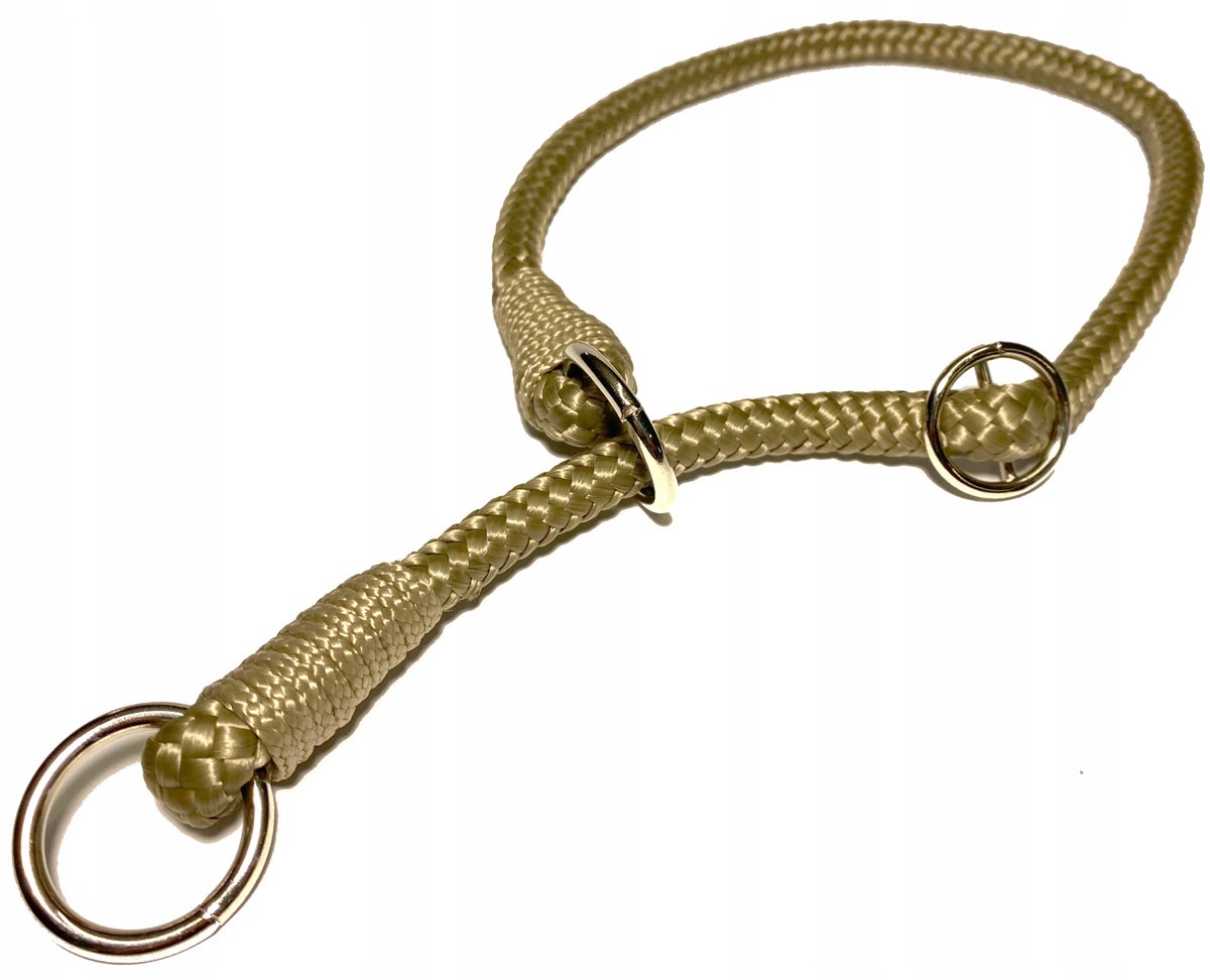 Verstelbare Hondenlijn 240cm / 10mm dik, Polypropyleen, Khaki